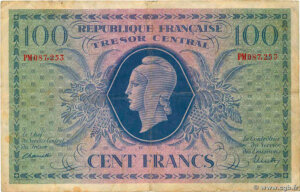 100 francs Marianne type 1943