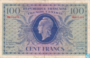 100 francs Marianne type 1943