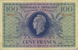 100 francs Marianne type 1943