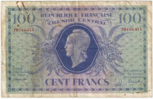 100 francs Marianne type 1943