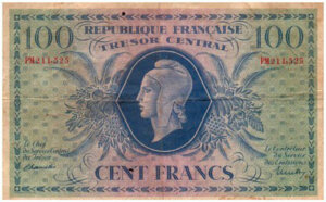 100 francs Marianne type 1943