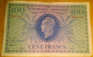 100 francs Marianne type 1943