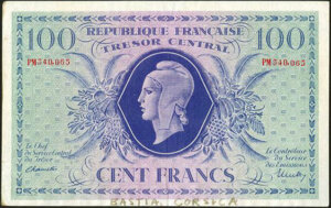 100 francs Marianne type 1943