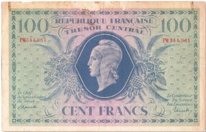 100 francs Marianne type 1943