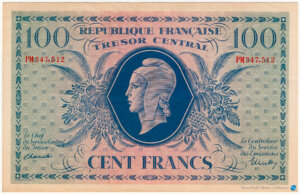 100 francs Marianne type 1943