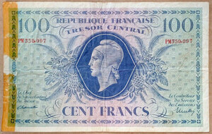 100 francs Marianne type 1943