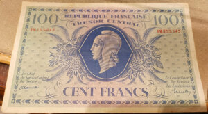 100 francs Marianne type 1943