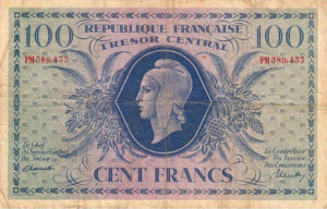 100 francs Marianne type 1943