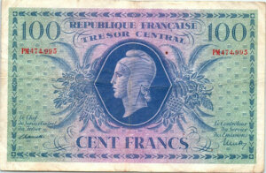 100 francs Marianne type 1943