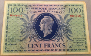 100 francs Marianne type 1943