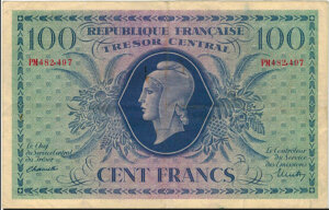 100 francs Marianne type 1943