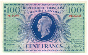 100 francs Marianne type 1943