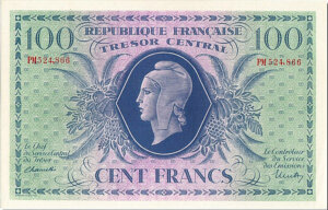 100 francs Marianne type 1943