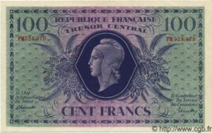 100 francs Marianne type 1943