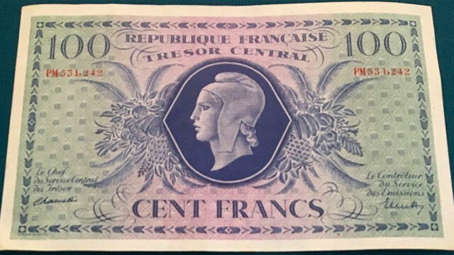 100 francs Marianne type 1943