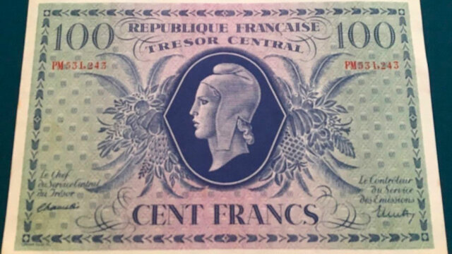 100 francs Marianne type 1943