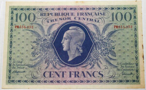 100 francs Marianne type 1943