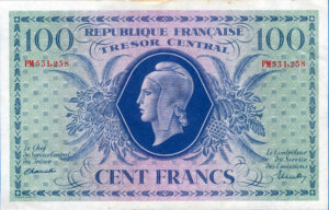 100 francs Marianne type 1943