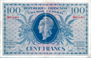 100 francs Marianne type 1943