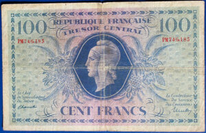 100 francs Marianne type 1943