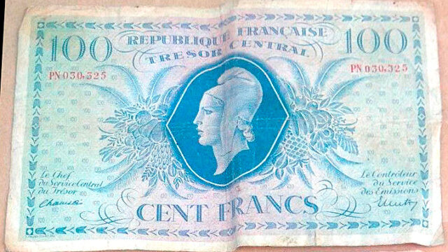 100 francs Marianne type 1943