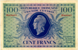 100 francs Marianne type 1943