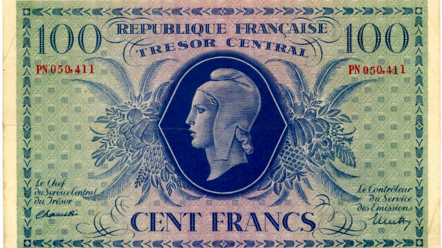 100 francs Marianne type 1943