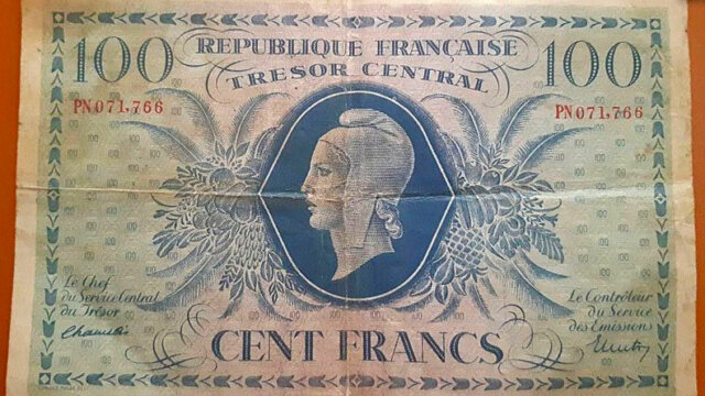 100 francs Marianne type 1943