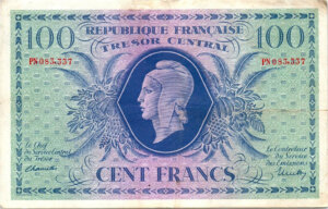 100 francs Marianne type 1943