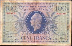 100 francs Marianne type 1943