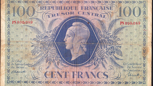 100 francs Marianne type 1943