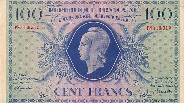 100 francs Marianne type 1943