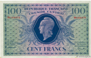 100 francs Marianne type 1943