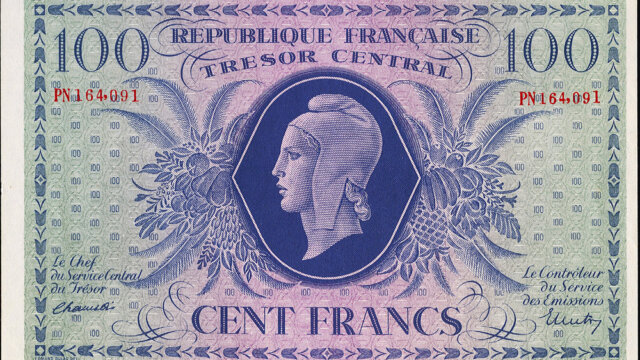 100 francs Marianne type 1943