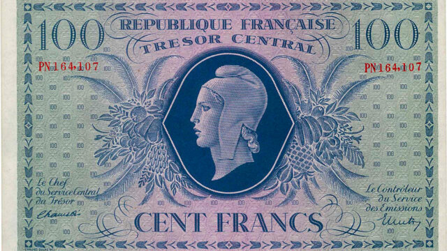 100 francs Marianne type 1943