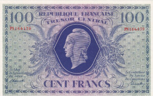 100 francs Marianne type 1943