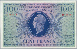 100 francs Marianne type 1943