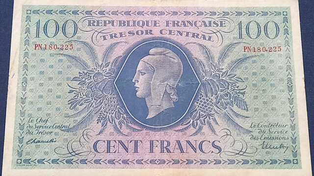 100 francs Marianne type 1943