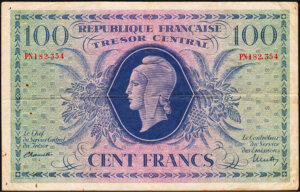 100 francs Marianne type 1943