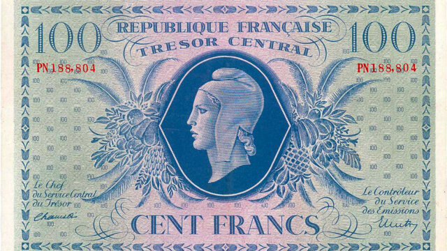 100 francs Marianne type 1943