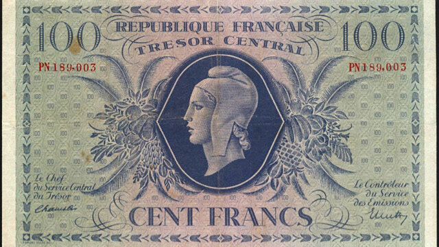 100 francs Marianne type 1943