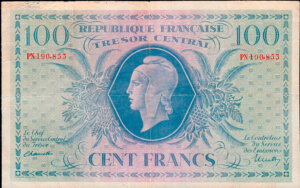 100 francs Marianne type 1943