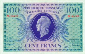 100 francs Marianne type 1943