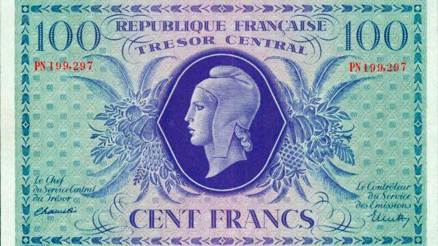 100 francs Marianne type 1943