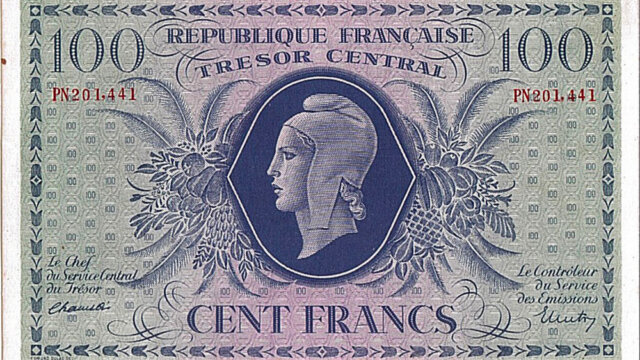 100 francs Marianne type 1943