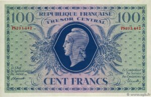 100 francs Marianne type 1943