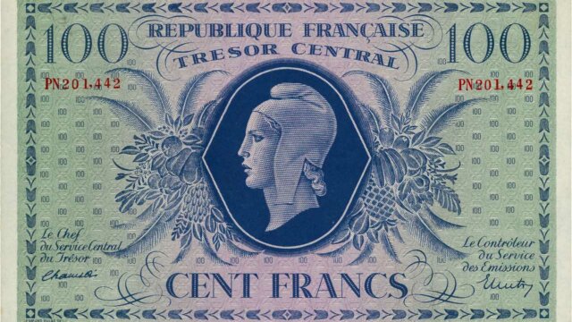 100 francs Marianne type 1943