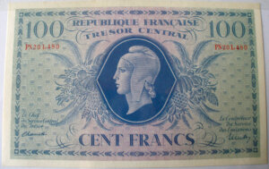 100 francs Marianne type 1943