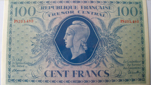 100 francs Marianne type 1943