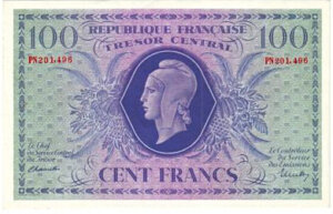 100 francs Marianne type 1943